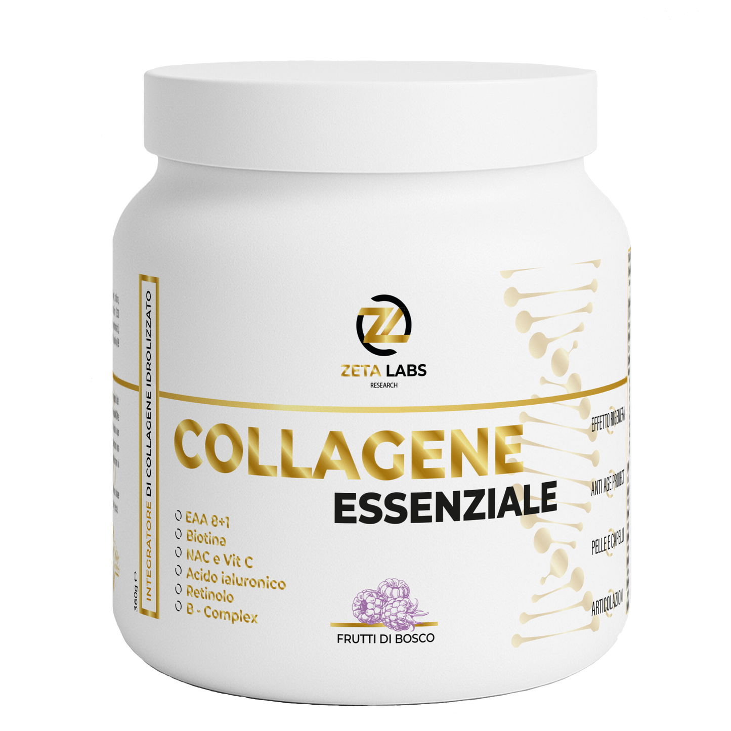 Collagene Essenziale 360g - Frutti di bosco